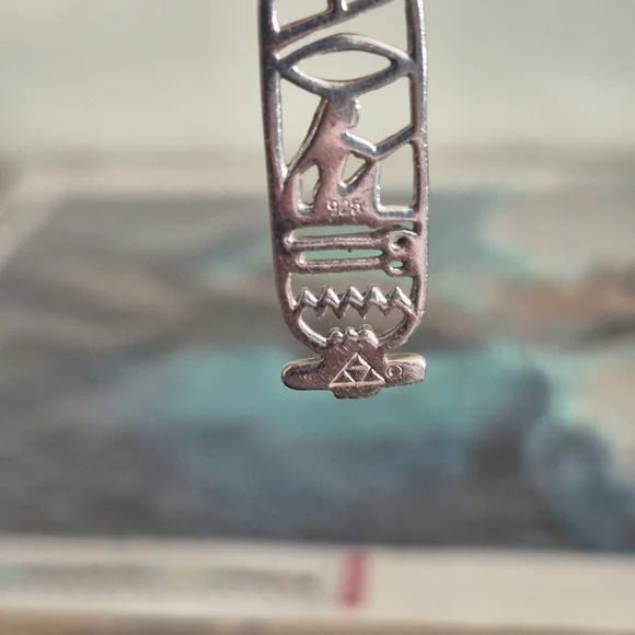Silver Hieroglyphic Pendant - Picture 3 of 5